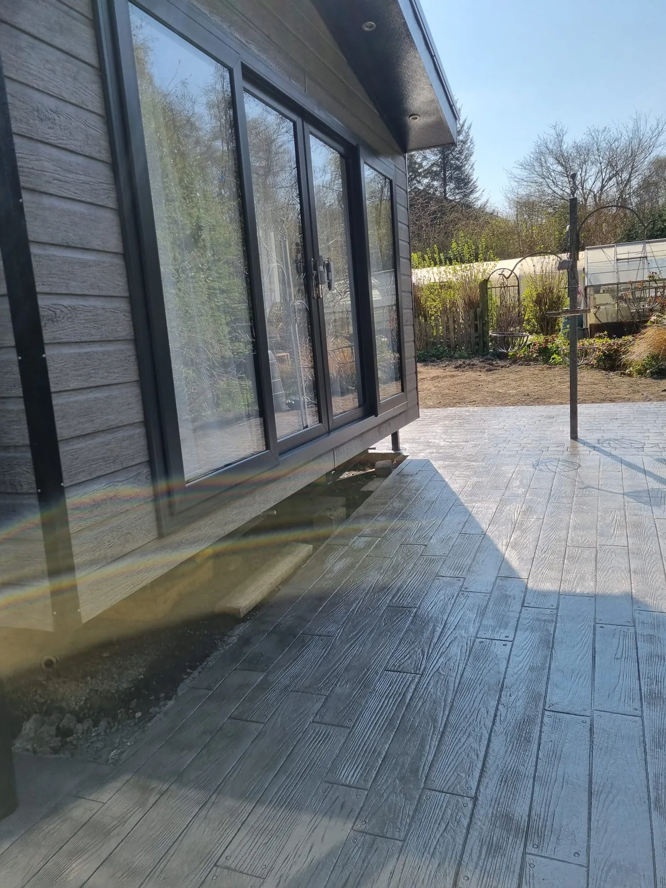 DAKS Driveways pattern imprinted concrete project 2