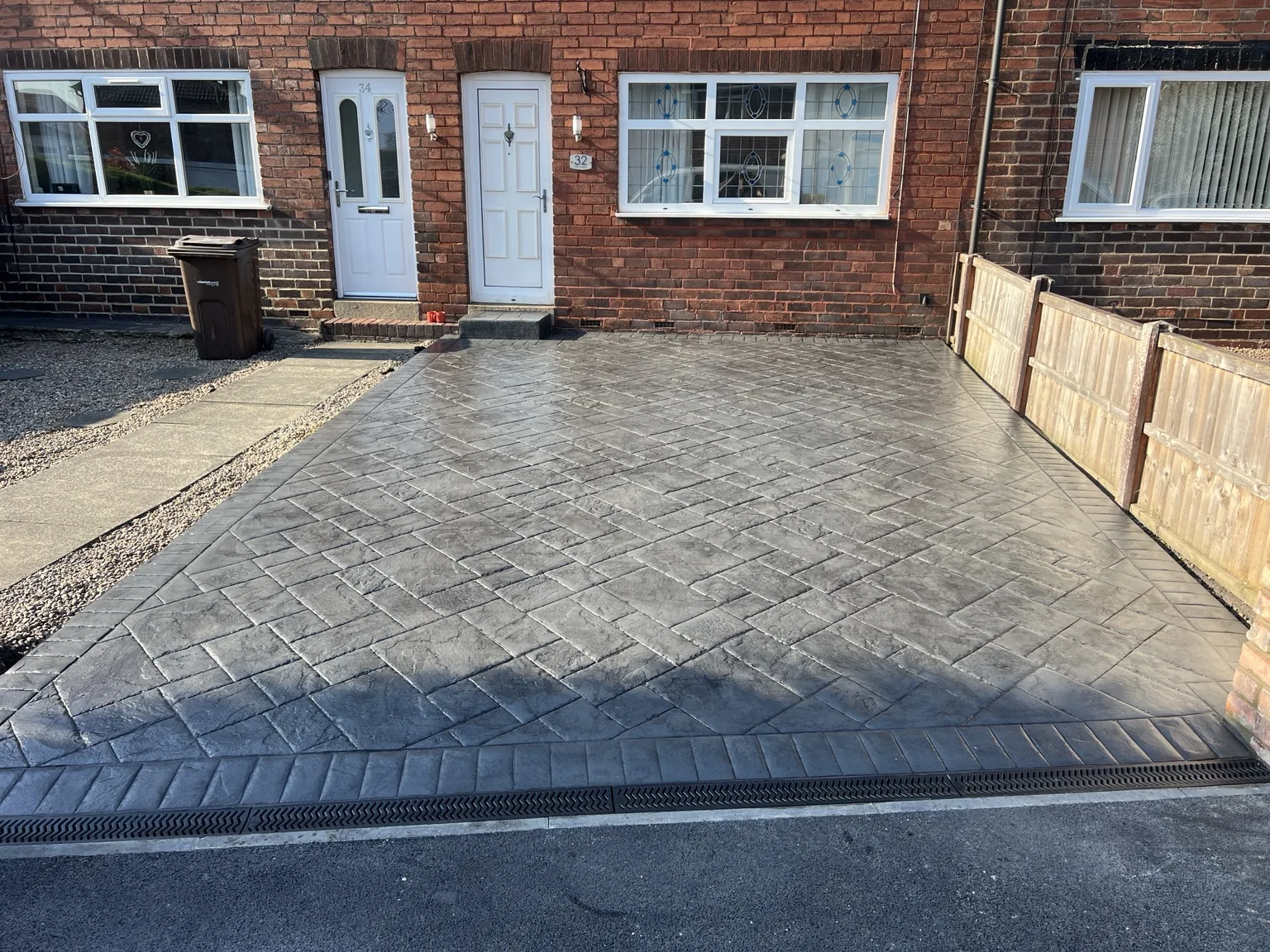 DAKS Driveways pattern imprinted concrete project 6