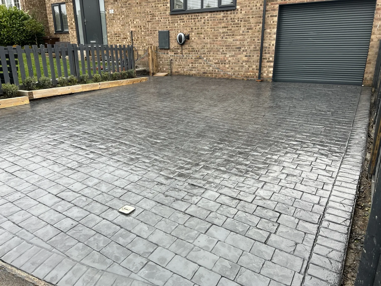 DAKS Driveways pattern imprinted concrete project 9