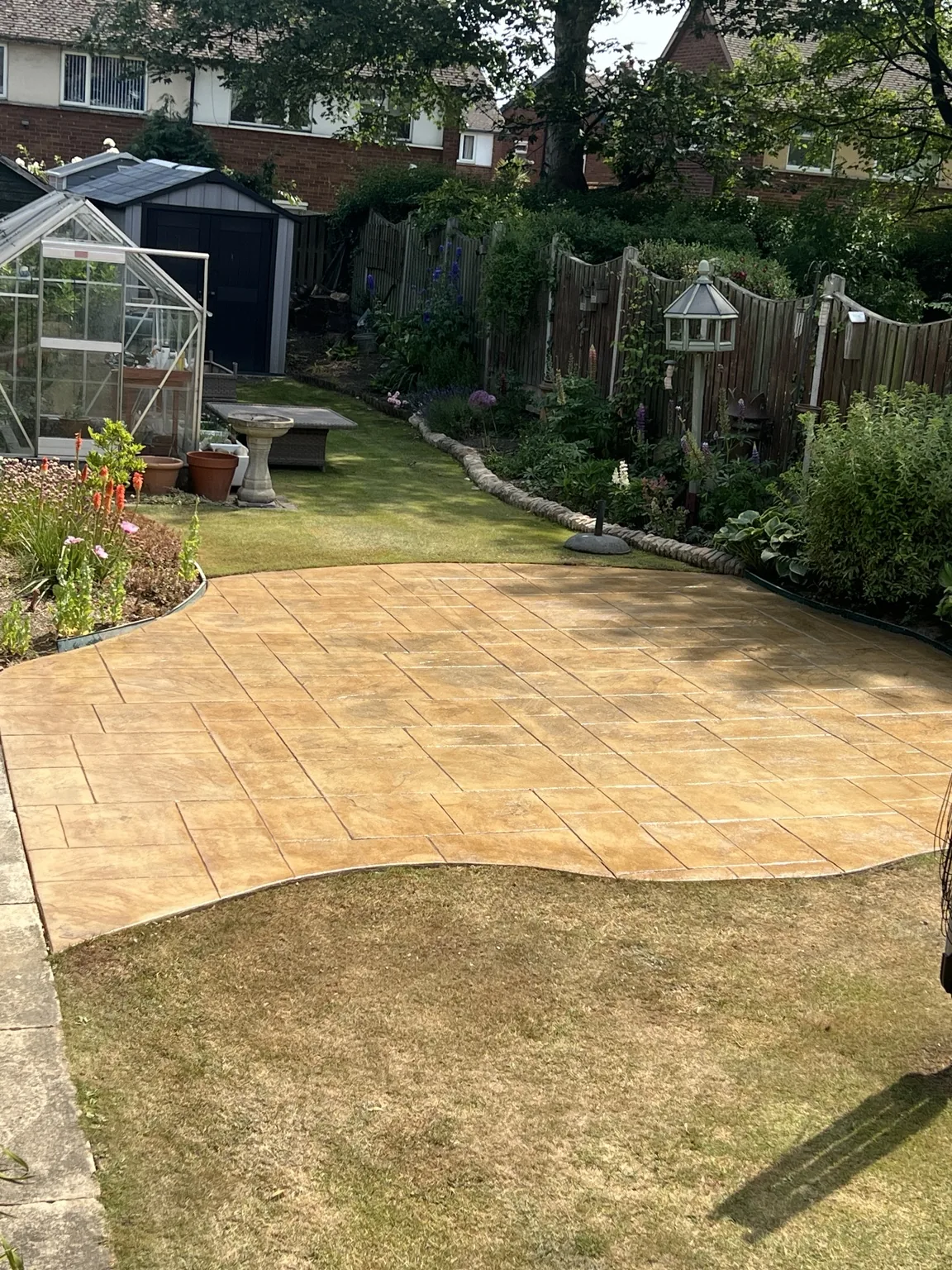 DAKS Driveways pattern imprinted concrete project 16