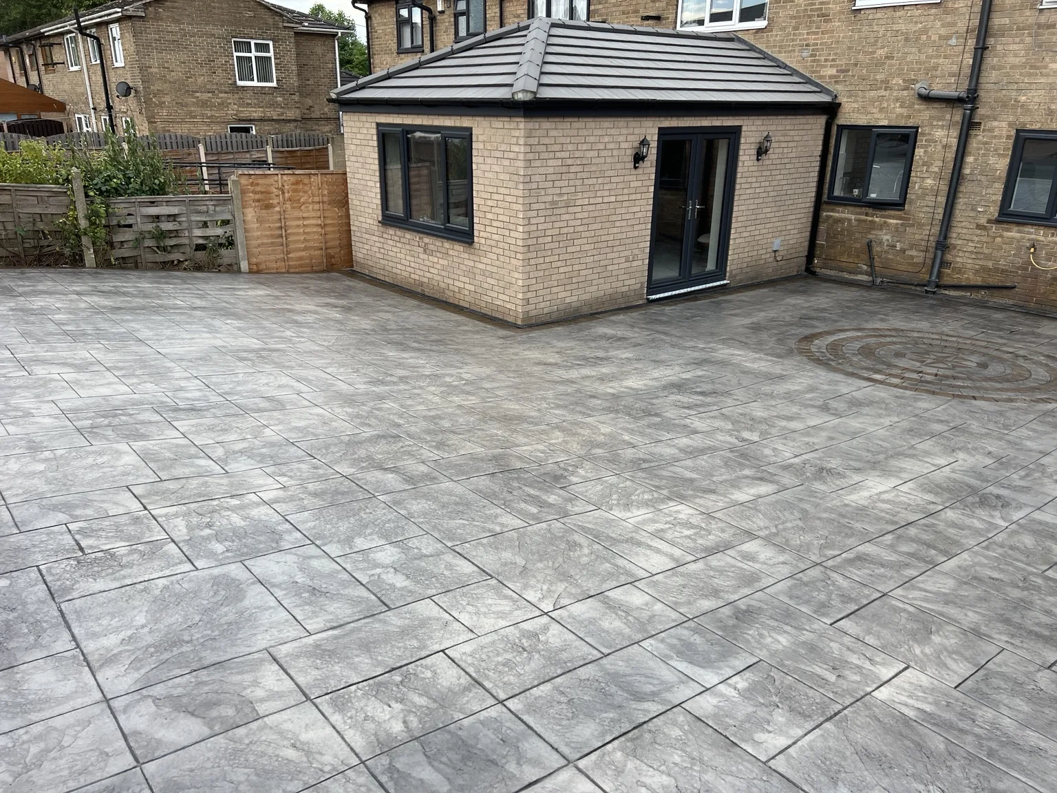 DAKS Driveways pattern imprinted concrete project 17