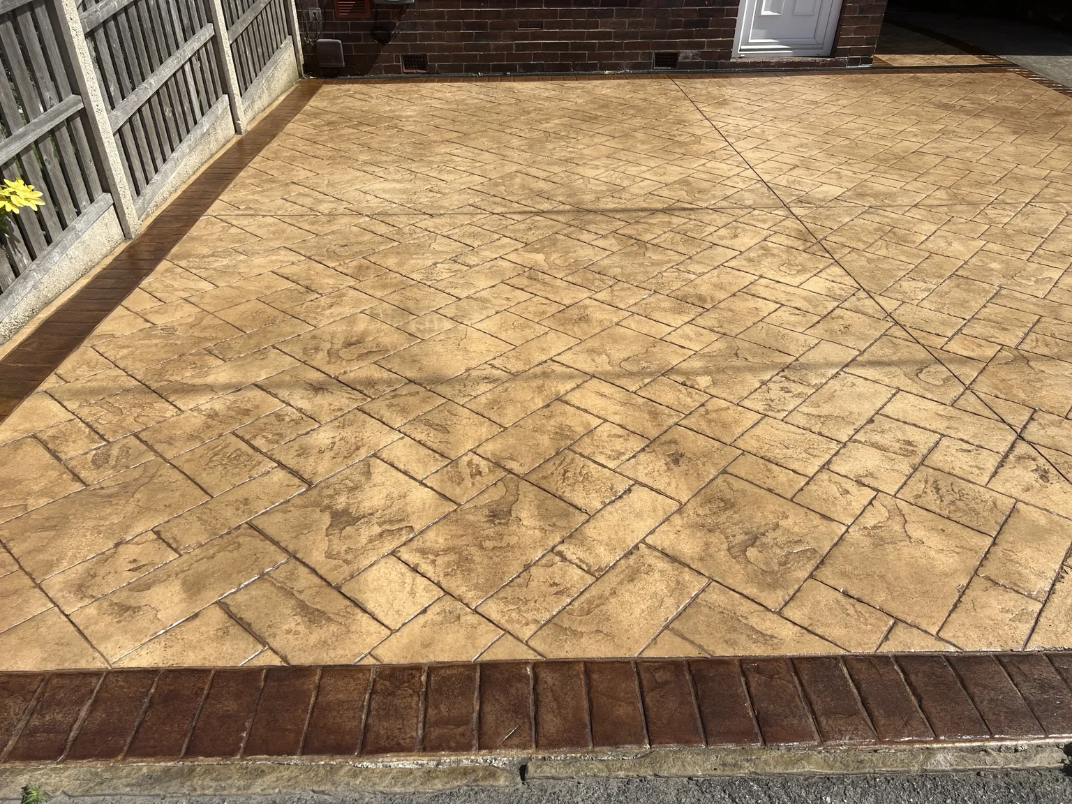 DAKS Driveways pattern imprinted concrete project 21
