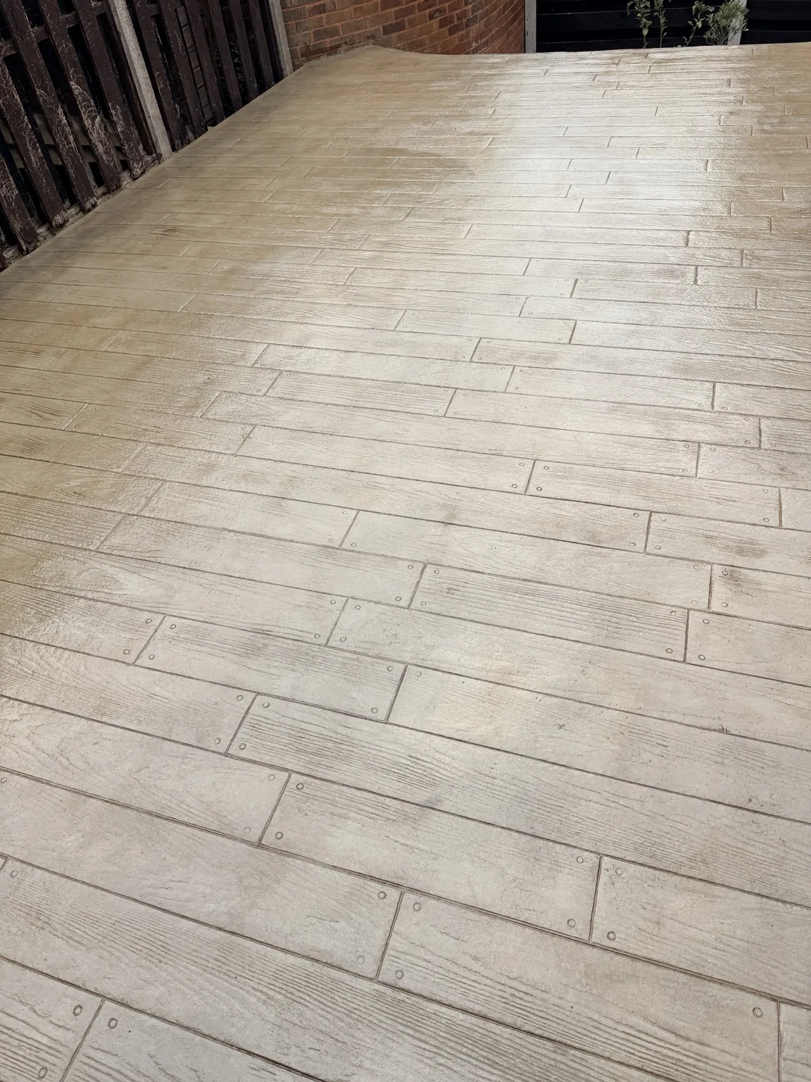 DAKS Driveways pattern imprinted concrete project 27