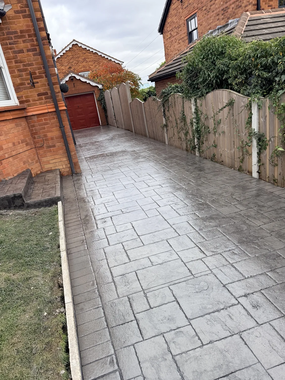DAKS Driveways pattern imprinted concrete project 28