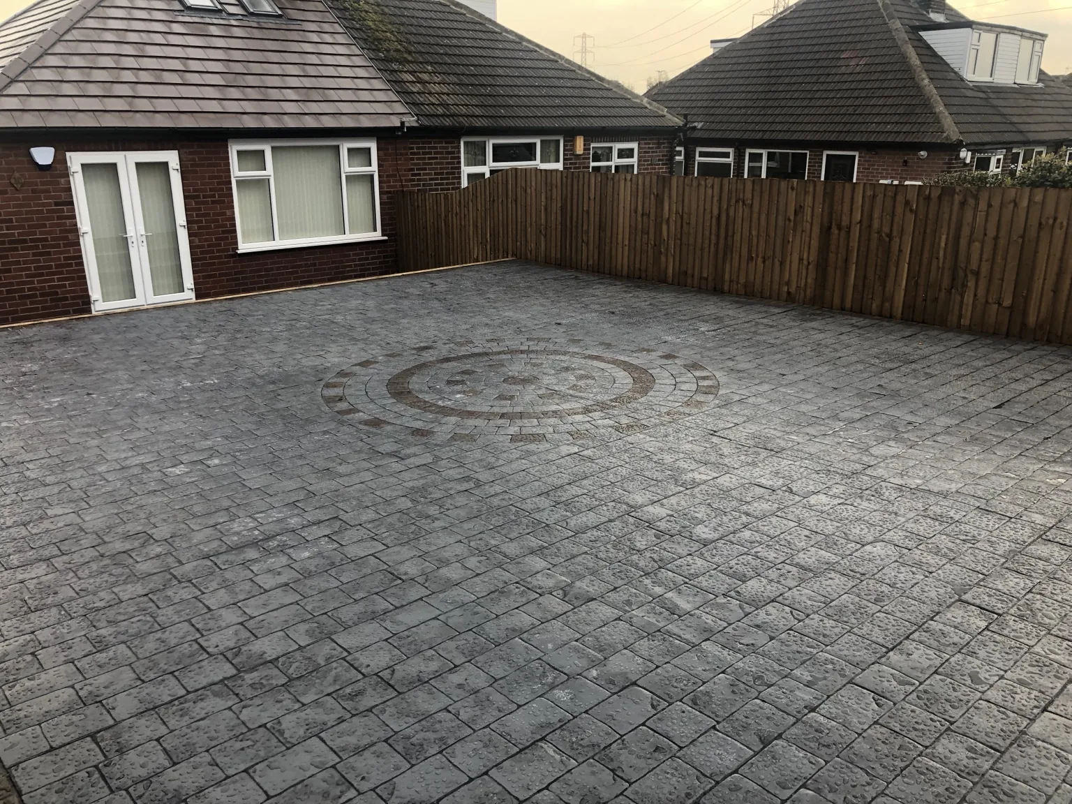 DAKS Driveways pattern imprinted concrete project 39