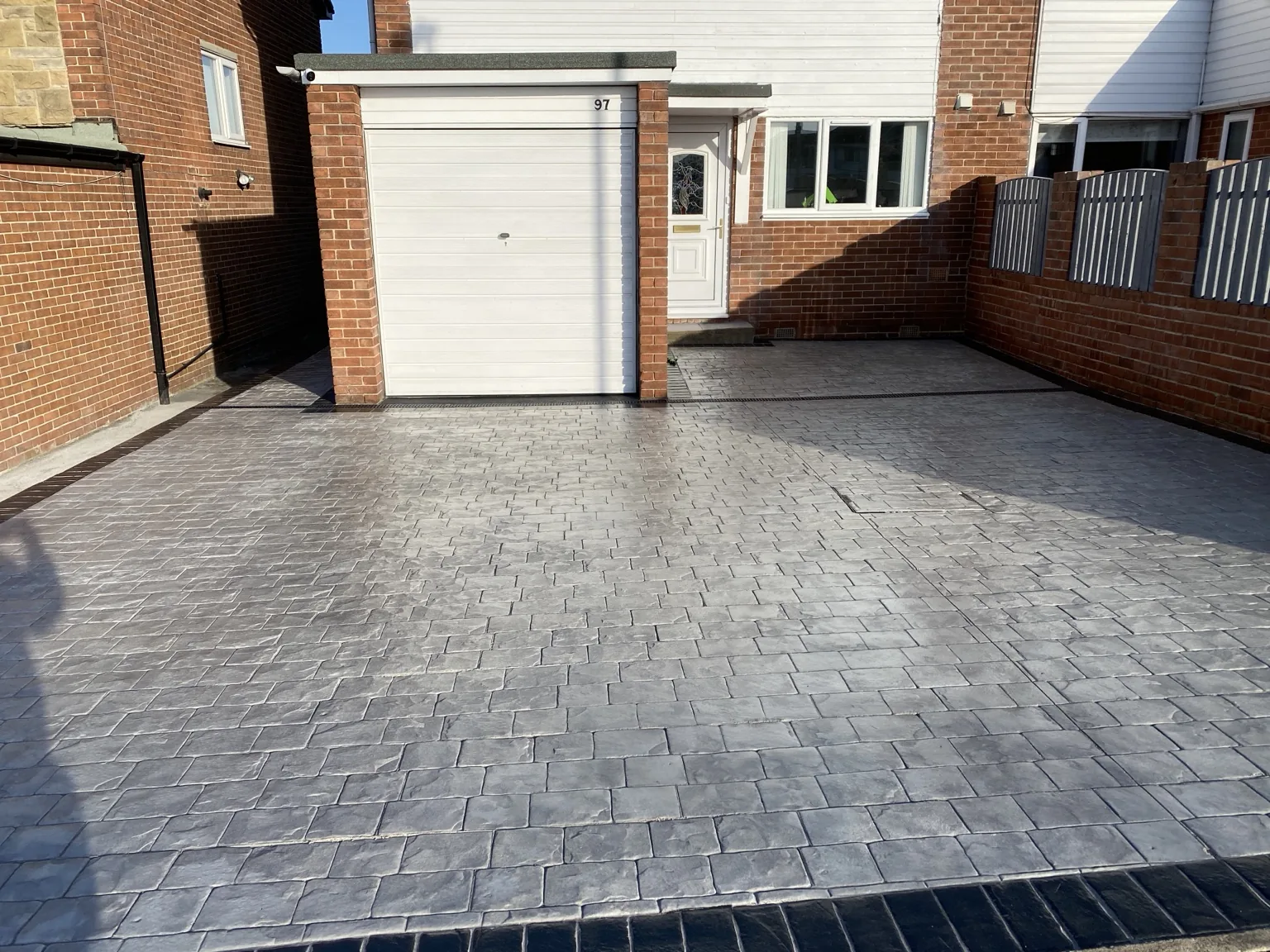 DAKS Driveways pattern imprinted concrete project 43
