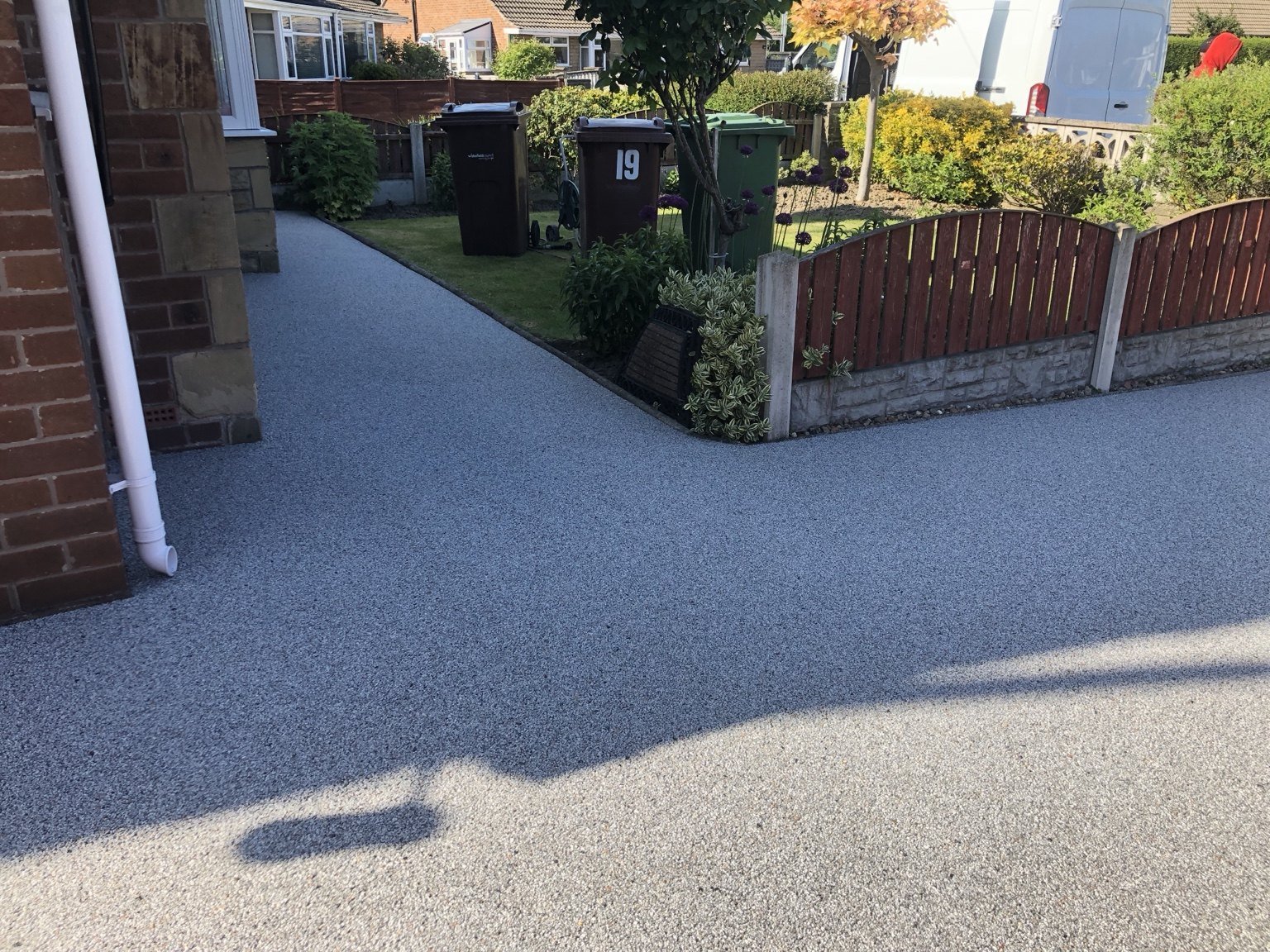 Resin bound driveway